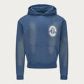 BLUE RHINESTONE HOODIE