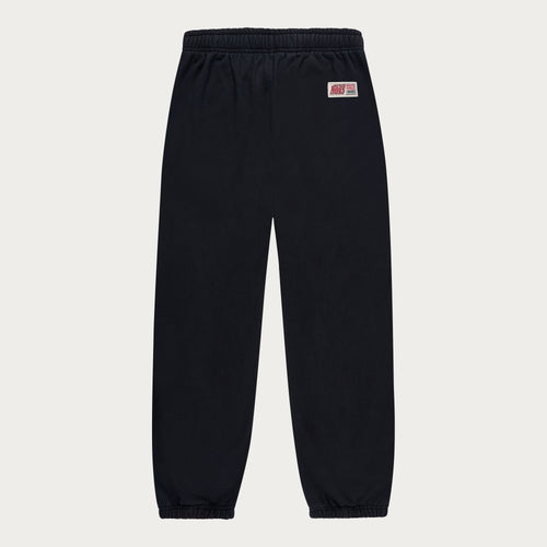 BLACK BASIC CUFFED JOGGER