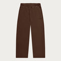 BROWN BASIC OPEN LEG JOGGER