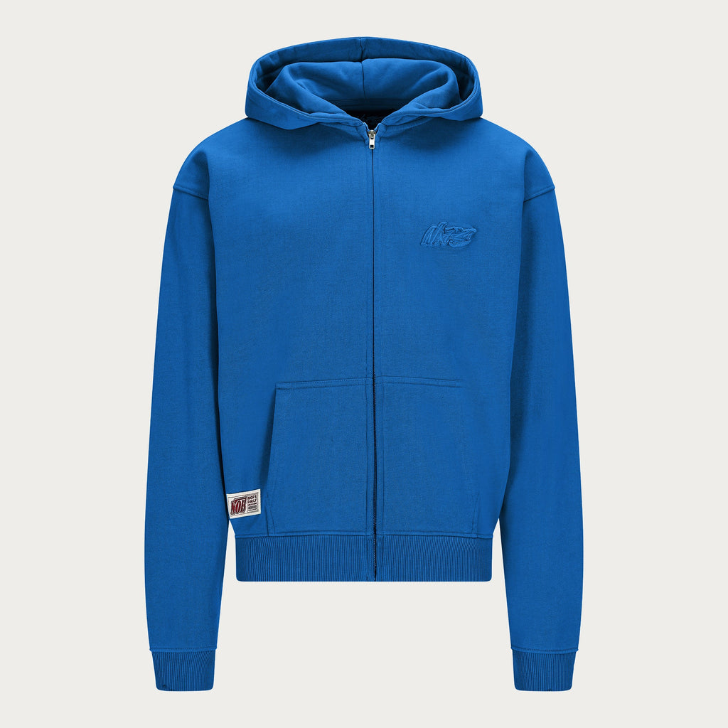ROYAL BLUE BASIC ZIP HOODIE