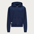 NAVY BASIC ZIP HOODIE