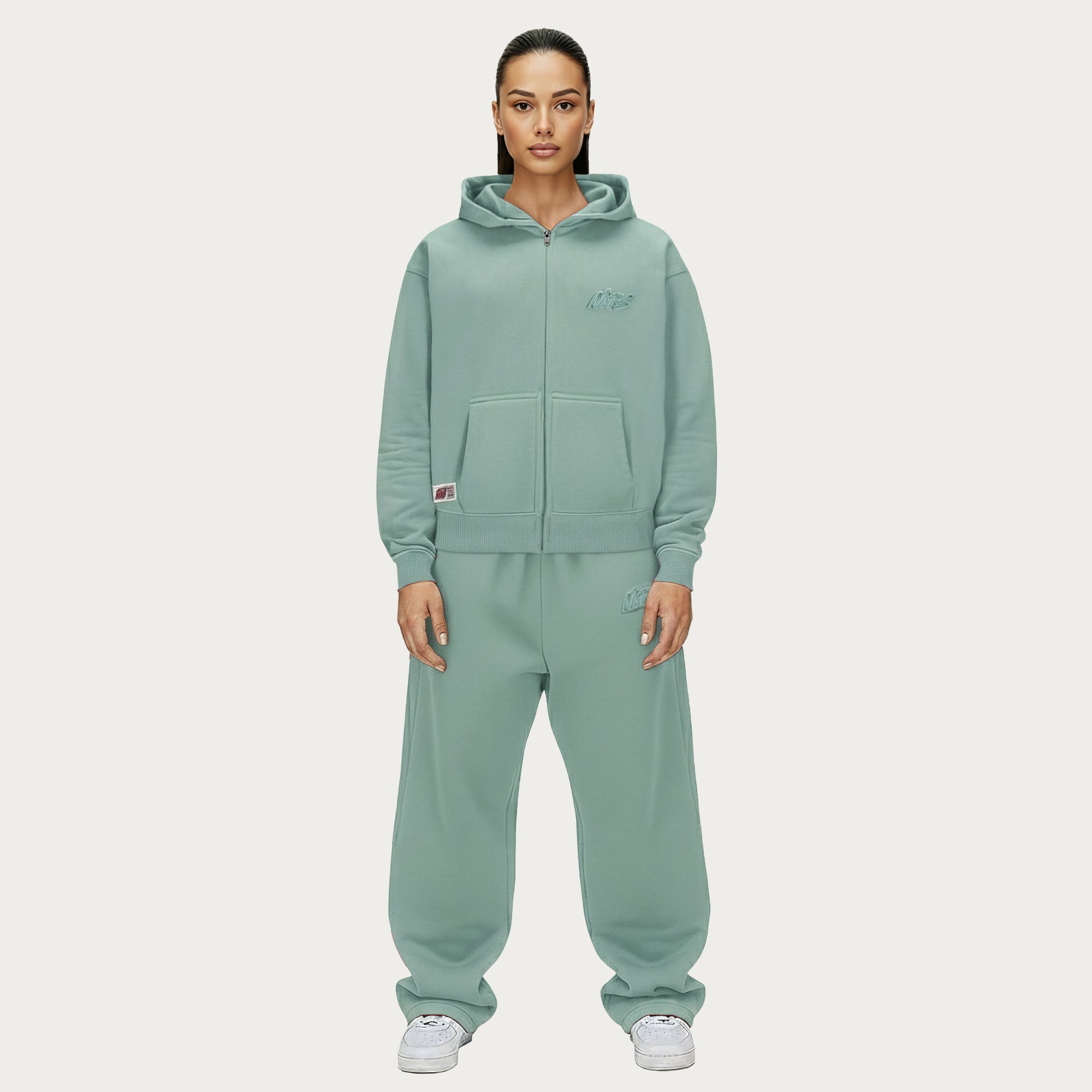MINT BASIC ZIP HOODIE