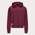 PURPLE BASIC ZIP HOODIE